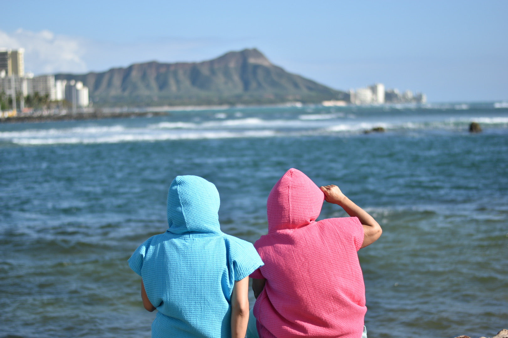  Sea Aloha Poncho de surf para mujer - Poncho toalla