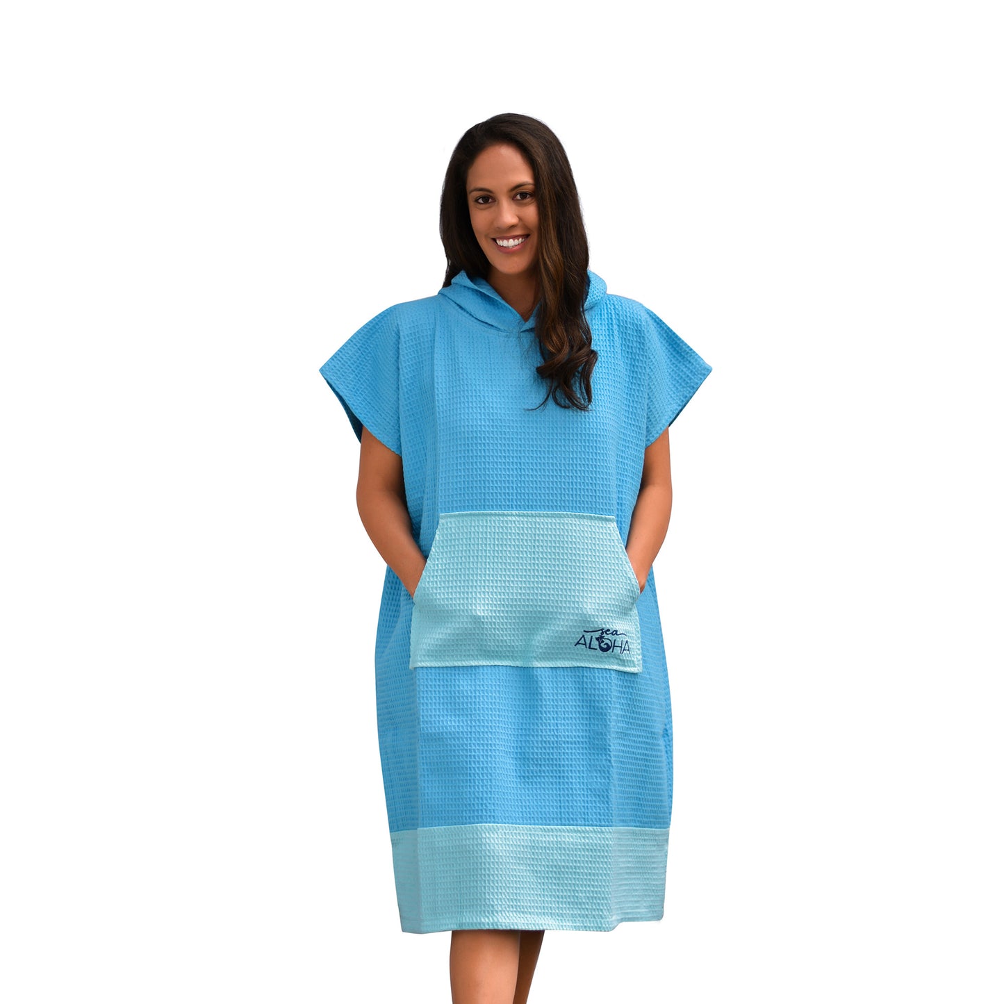 Manera Bamboo Winter Poncho Blue 2024 Poncho - Telstar Surf